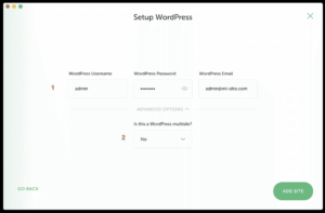 Instale WordPress